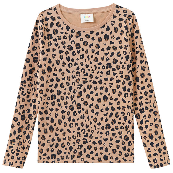 2 Mädchen Langarmshirts im Set