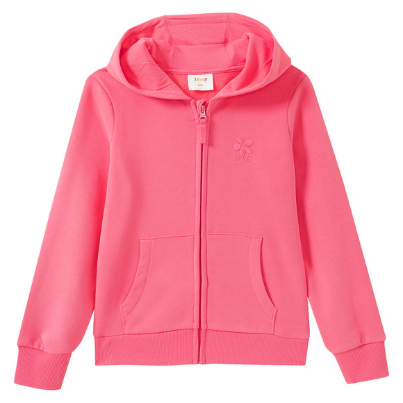 Mädchen Sweatjacke im Basic-Look