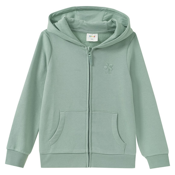 Mädchen Sweatjacke im Basic-Look