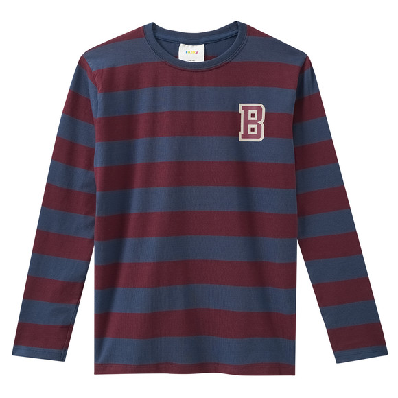 2 Jungen Langarmshirts mit Print