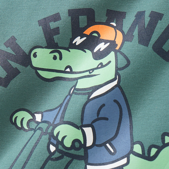 2 Jungen Langarmshirts mit Print