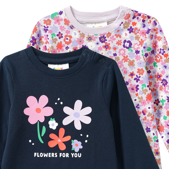 2 Baby Langarmshirts im Set