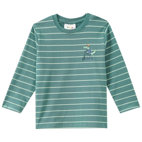 2 Baby Langarmshirts mit Print