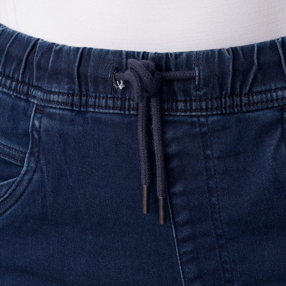 Damen Straight-Jeans mit Elastikbund