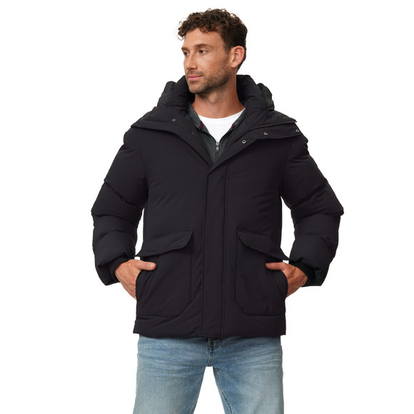Herren Pufferjacke mit Kapuze