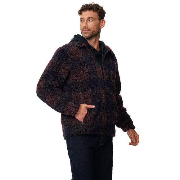 Herren Teddyjacke mit Fleecefutter