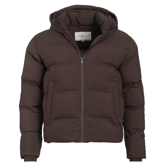 Heren pufferjas in effen kleur