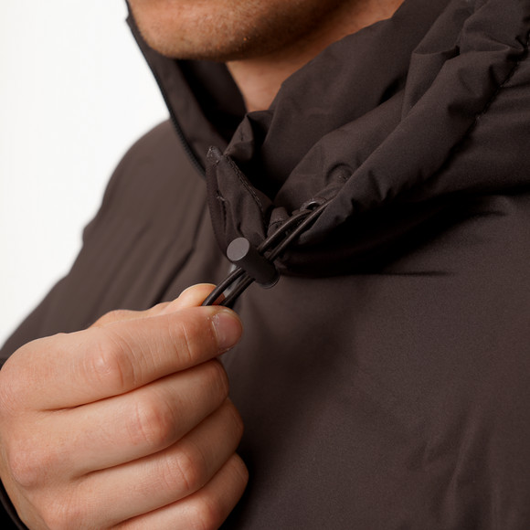 Heren pufferjas in effen kleur