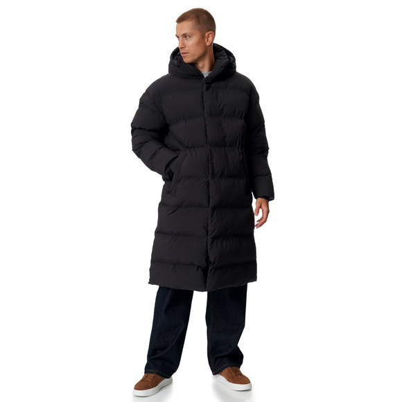 Heren puffermantel met capuchon