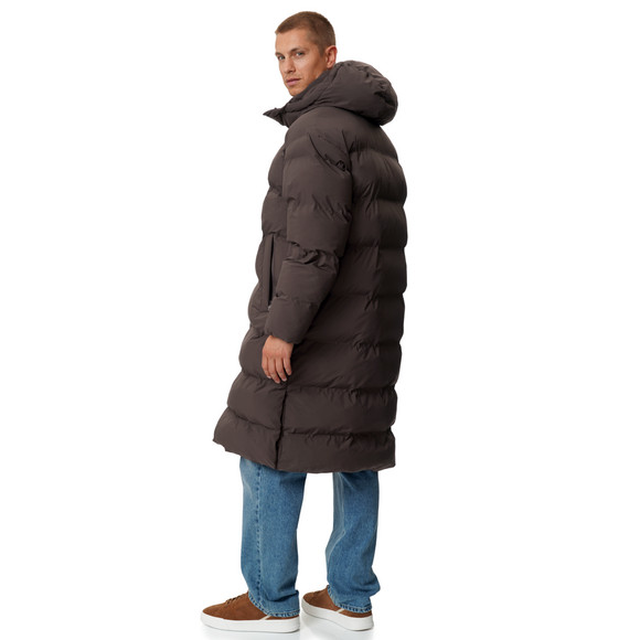 Heren puffermantel met capuchon
