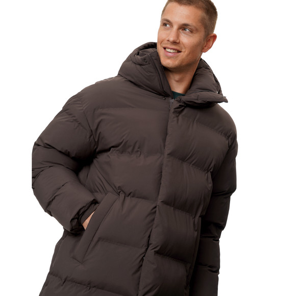 Heren puffermantel met capuchon