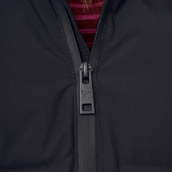 Damesdonsjack in effen kleuren