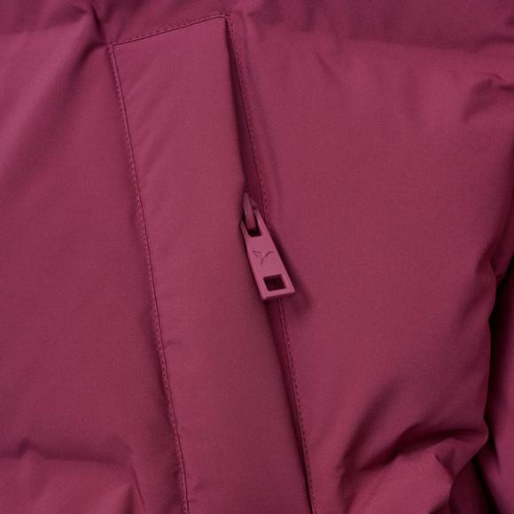 Damespufferjack in effen kleuren