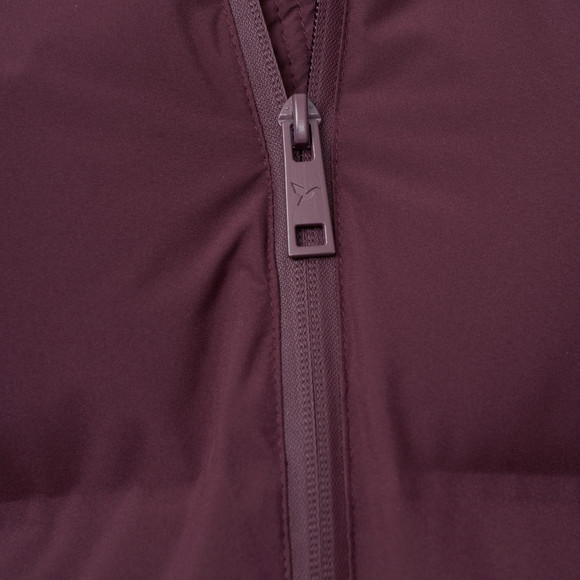 Damespufferjack in effen kleuren
