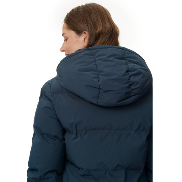 Damespufferjack in effen kleuren