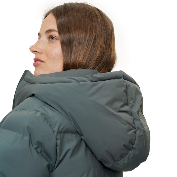 Damesdonsjack in effen kleuren