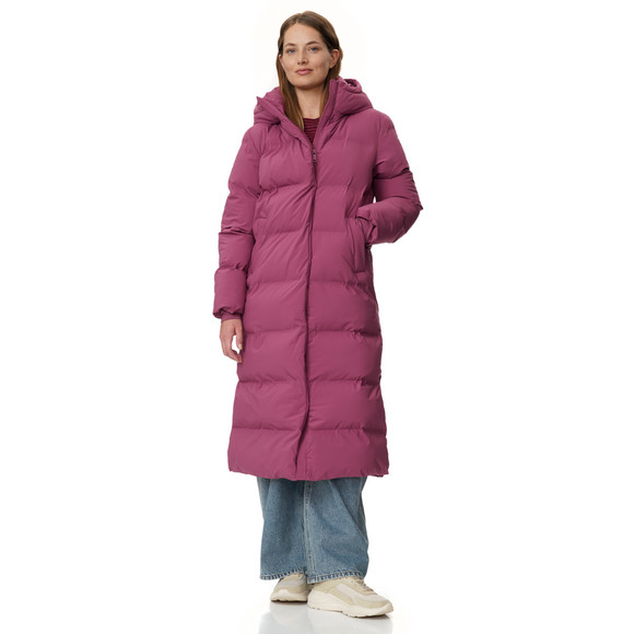Dames puffermantel met capuchon