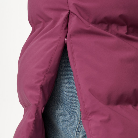 Dames puffermantel met capuchon