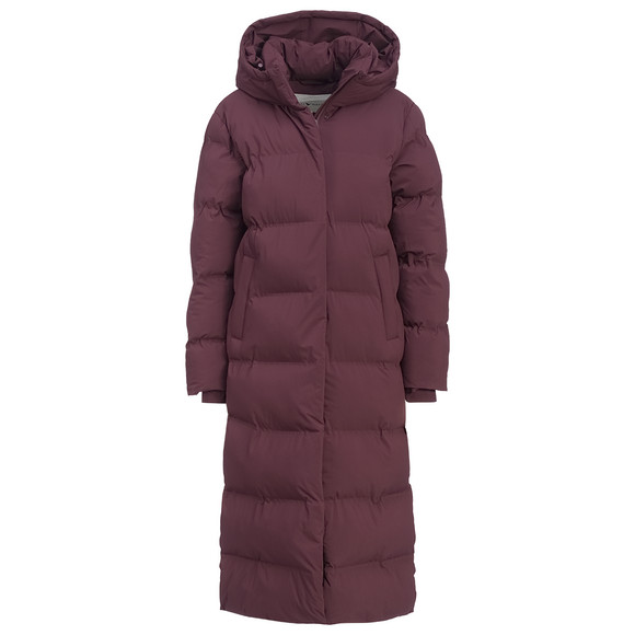 Dames puffermantel met capuchon