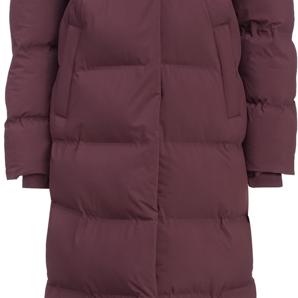 Dames puffermantel met capuchon