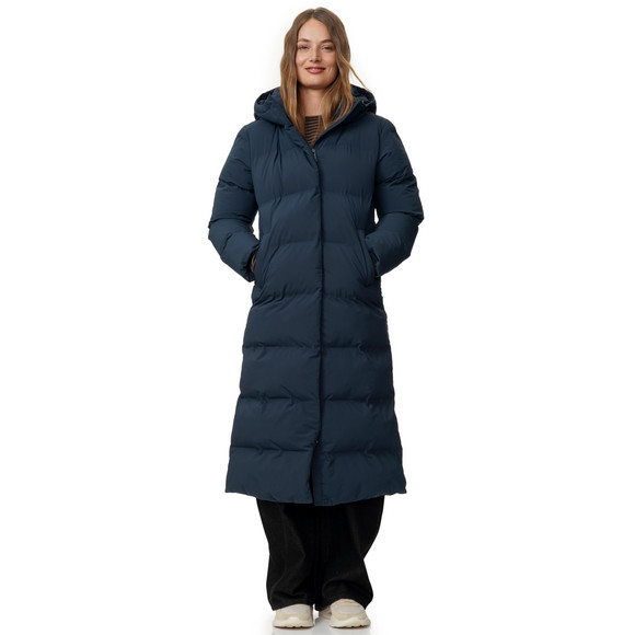 Dames puffermantel met capuchon