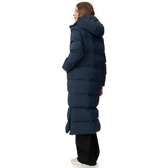 Dames puffermantel met capuchon