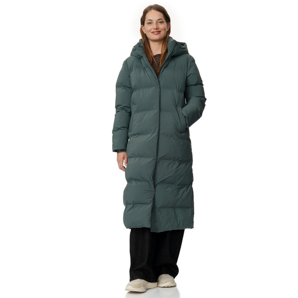Dames puffermantel met capuchon