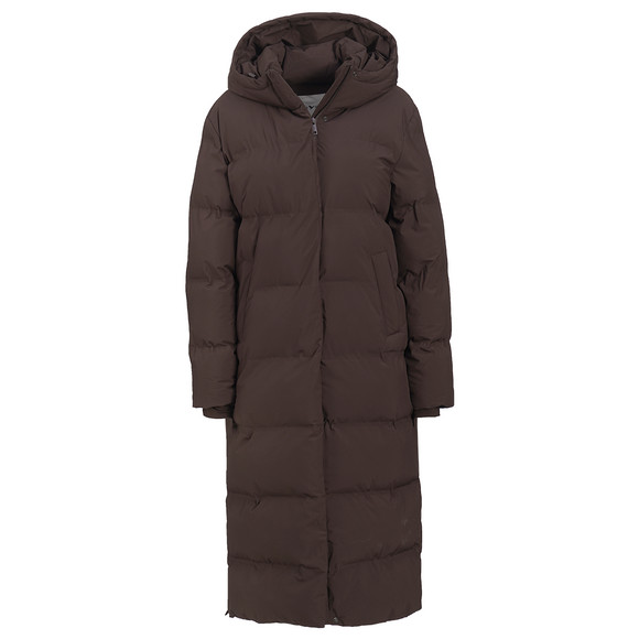 Dames puffermantel met capuchon