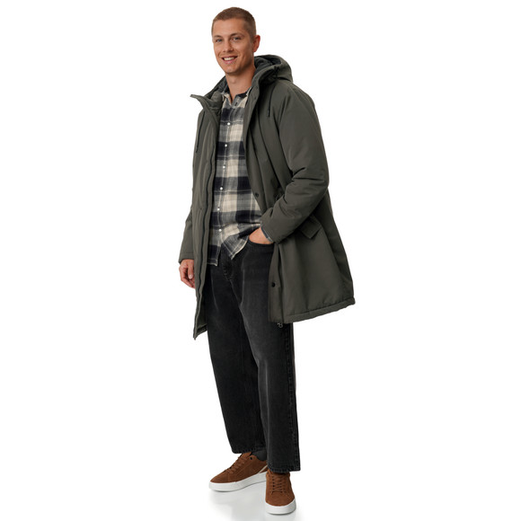 Herenparka met capuchon