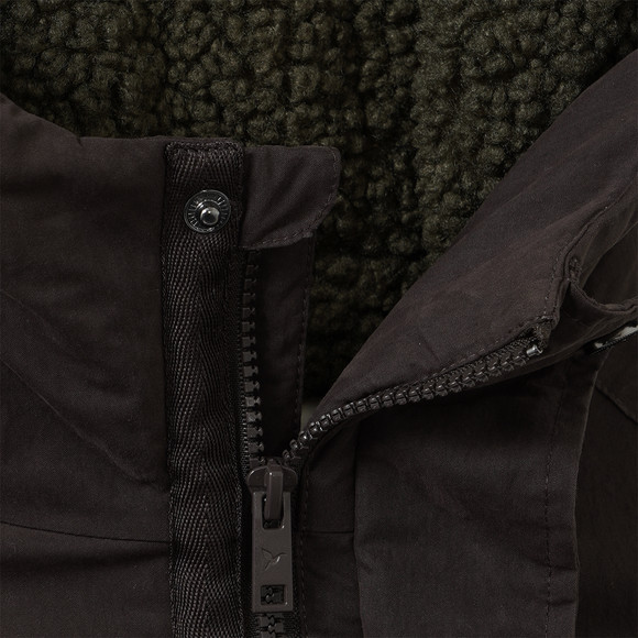 Parka voor jongens, gevoerd met teddypluche