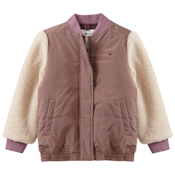 Mädchen Jacke mit Teddyfell