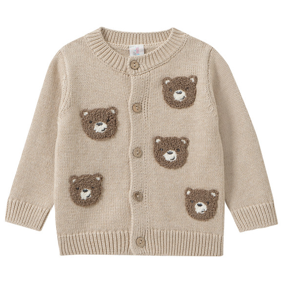 Newborn Strickjacke mit Bären-Motiven