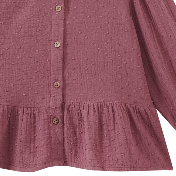 Mädchen Musselin-Bluse aus Bio-Baumwolle