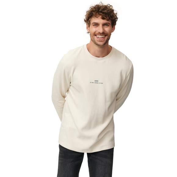 Herren Langarmshirt mit Schriftzug