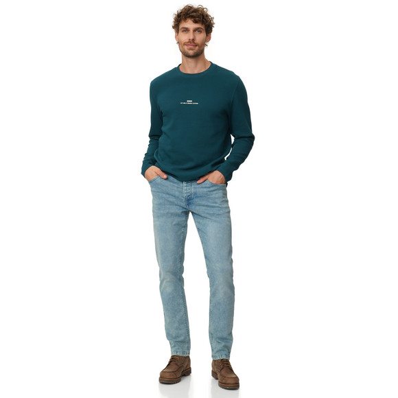 Herren Langarmshirt mit Schriftzug