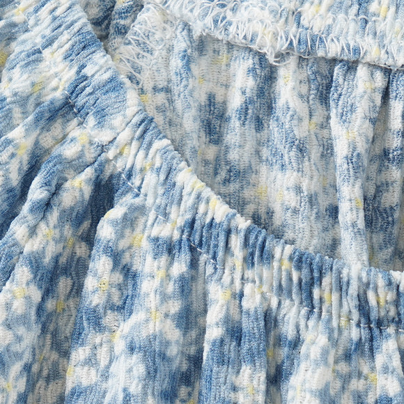 Mädchen Kleid mit Blumen-Allover