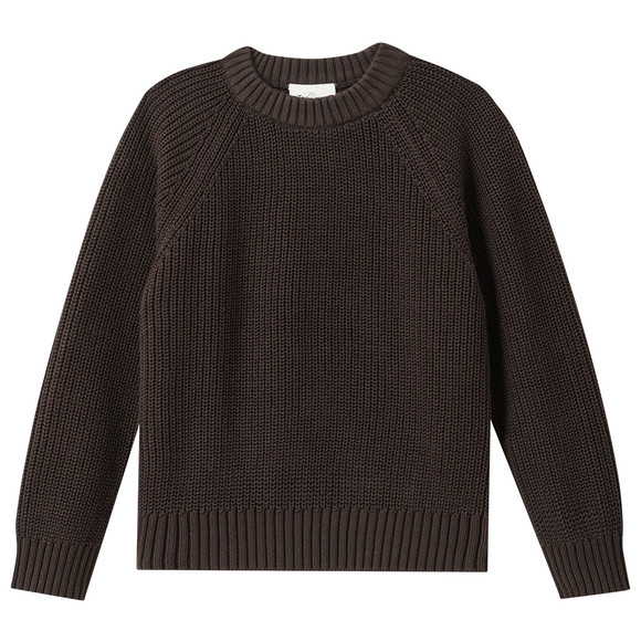 Kinder Strickpullover mit Rippstruktur