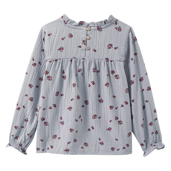 Mädchen Musselin-Bluse mit Blümchen