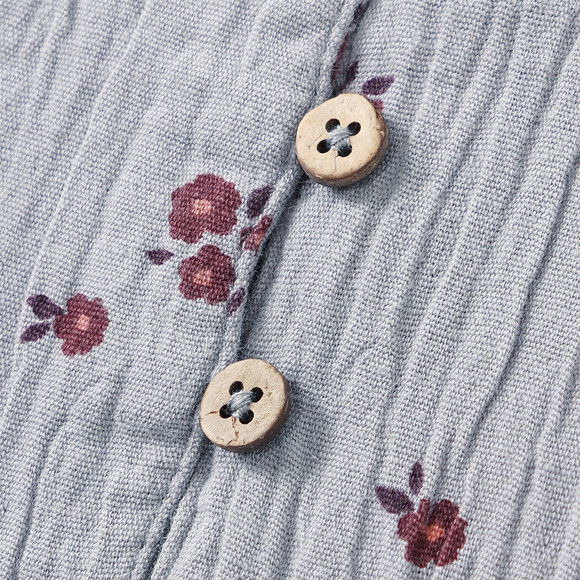 Mädchen Musselin-Bluse mit Blümchen