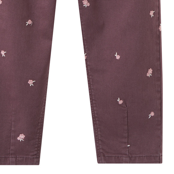 Mädchen Paperbag-Jeans im 5-Pocket-Style