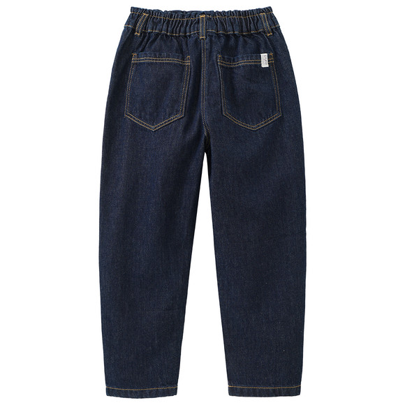 Mädchen Paperbag-Jeans aus Raw Denim
