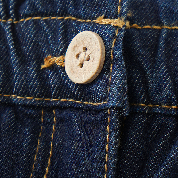 Mädchen Paperbag-Jeans aus Raw Denim