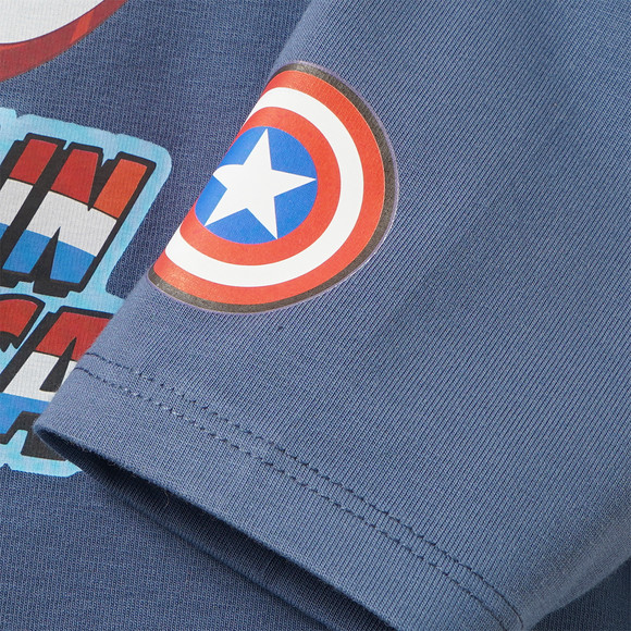 MARVEL Langarmshirt mit Captain America Print