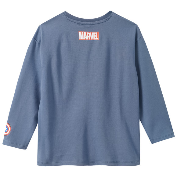 MARVEL Langarmshirt mit Captain America Print