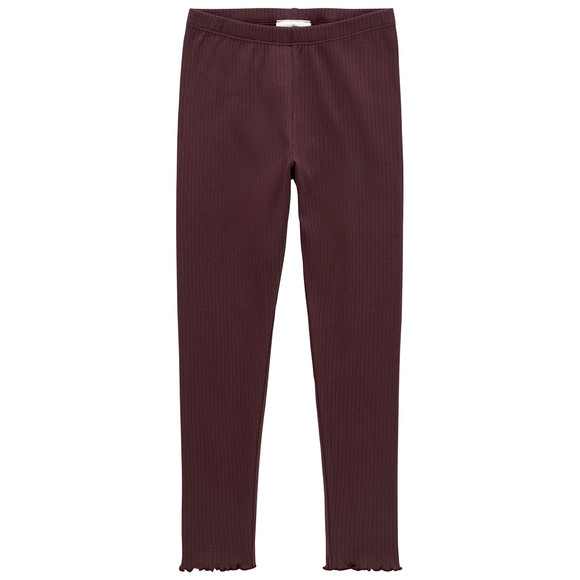 Mädchen Leggings mit Rippstruktur