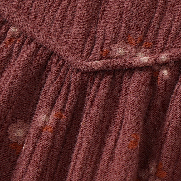 Mädchen Musselin-Kleid mit Blümchen