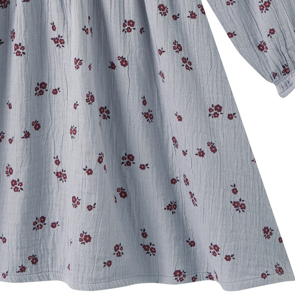 Mädchen Musselin-Kleid mit Blümchen