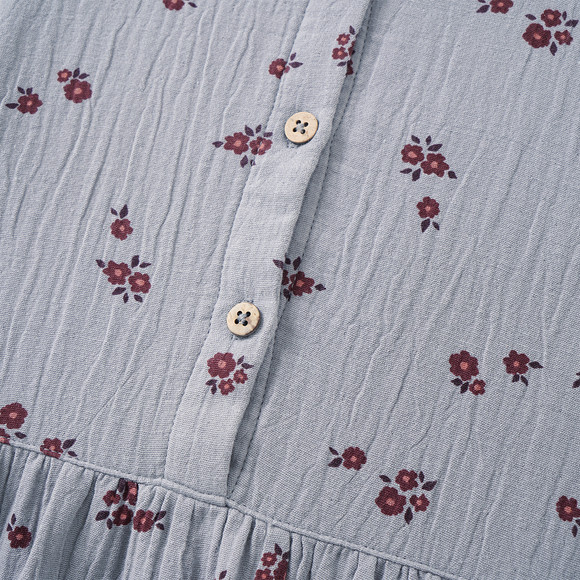 Mädchen Musselin-Kleid mit Blümchen