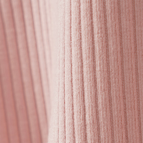 Mädchen Langarmshirt mit Rippstruktur