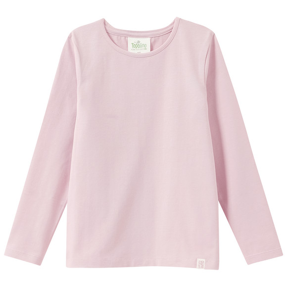 2 Mädchen Langarmshirts mit Blümchen